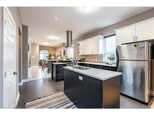 57 Century Street, Hamilton, ON - Indoor Photo Showing Kitchen With Stainless Steel Kitchen With Double Sink