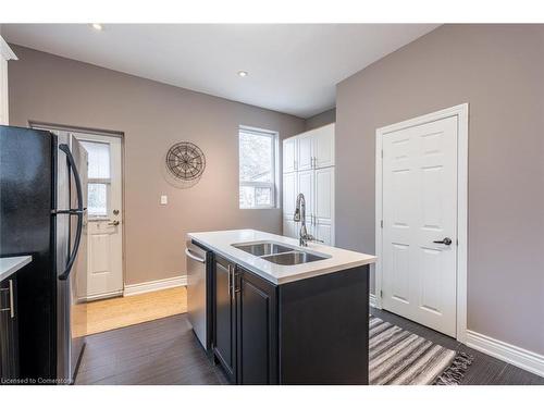 57 Century Street, Hamilton, ON - Indoor Photo Showing Kitchen With Double Sink