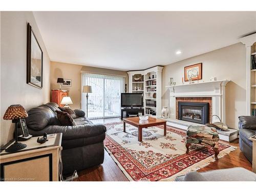 335 Carey Court, Oakville, ON - Indoor Photo Showing Living Room With Fireplace