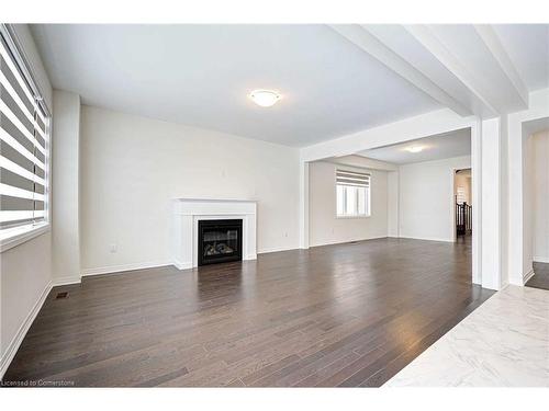 42 Mildred Gillies Street, Ayr, ON - Indoor Photo Showing Living Room With Fireplace