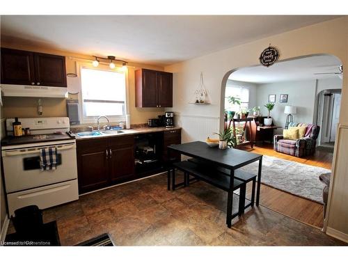 177 Erie Street, Port Colborne, ON - Indoor Photo Showing Kitchen With Double Sink