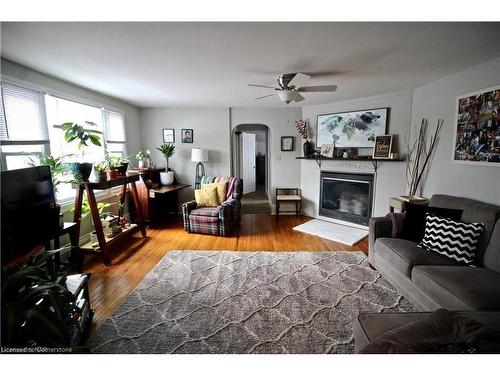 177 Erie Street, Port Colborne, ON - Indoor Photo Showing Living Room With Fireplace