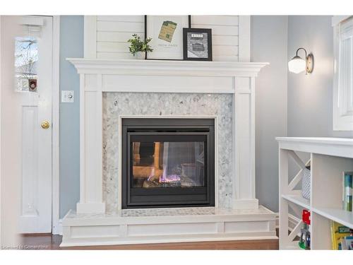 50 Alpine Avenue, Hamilton, ON - Indoor Photo Showing Living Room With Fireplace