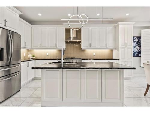 3298 Charles Fay Pass, Oakville, ON - Indoor Photo Showing Kitchen With Stainless Steel Kitchen With Upgraded Kitchen