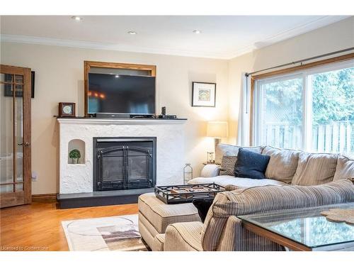 3210 Victoria Street, Oakville, ON - Indoor Photo Showing Living Room With Fireplace