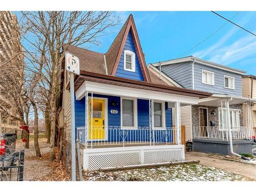 142 Sanford Avenue N, Hamilton, ON - Outdoor With Deck Patio Veranda With Facade