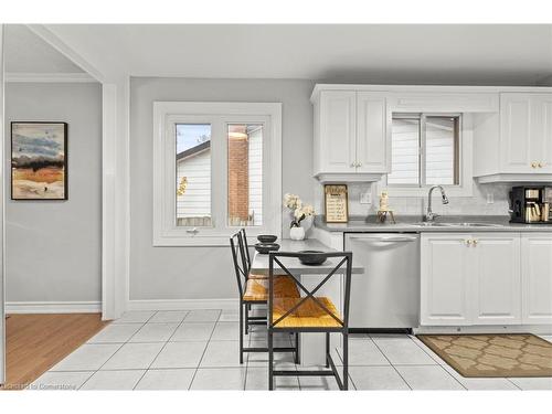 38 Brett Court, Hamilton, ON - Indoor Photo Showing Kitchen With Double Sink