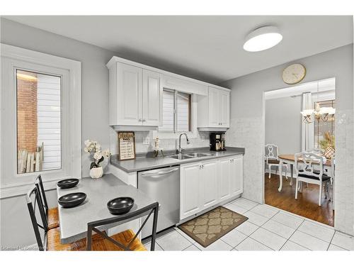 38 Brett Court, Hamilton, ON - Indoor Photo Showing Kitchen With Double Sink