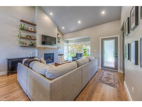 6 Shirley Street, Dundas, ON - Indoor Photo Showing Other Room With Fireplace