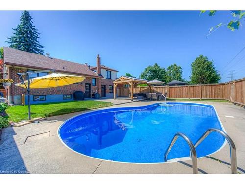 6 Shirley Street, Dundas, ON - Outdoor With In Ground Pool With Backyard