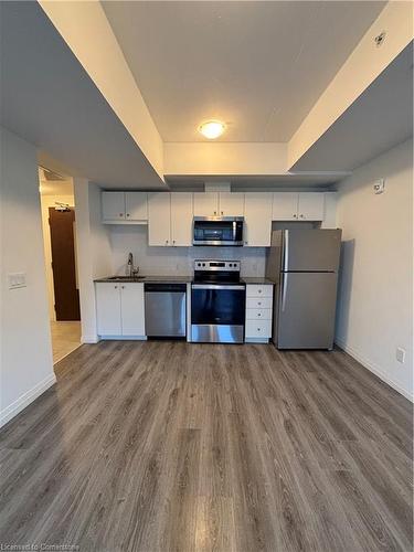 803-108 Garment Street, Kitchener, ON - Indoor Photo Showing Kitchen With Stainless Steel Kitchen