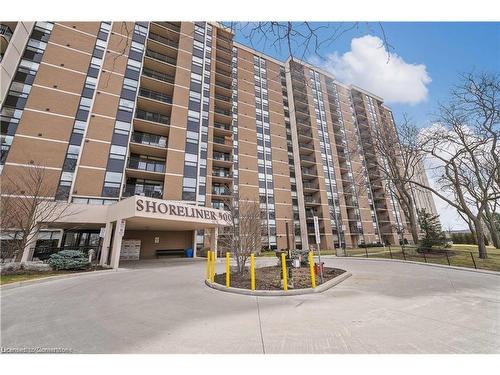 1414-500 Green Road, Stoney Creek, ON - Outdoor With Balcony With Facade