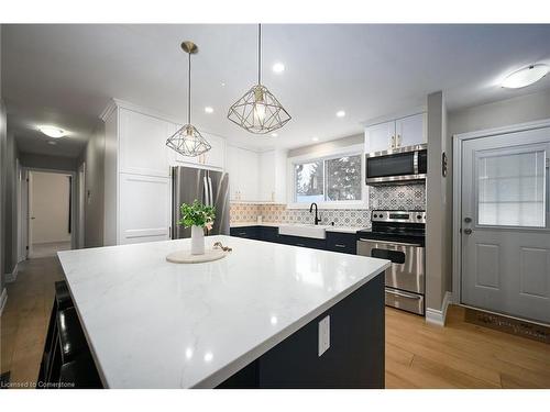 8 Gafney Court, Hamilton, ON - Indoor Photo Showing Kitchen With Upgraded Kitchen