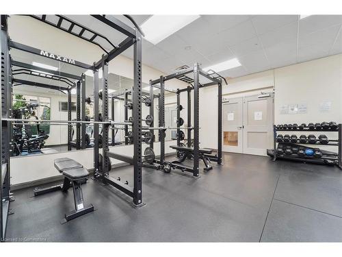 801-90 Charlton Avenue W, Hamilton, ON - Indoor Photo Showing Gym Room