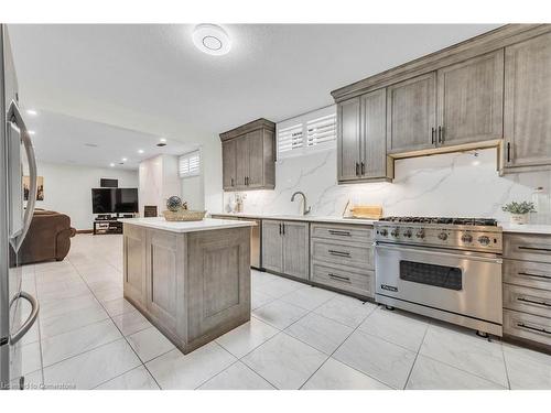 117 Christopher Drive, Hamilton, ON - Indoor Photo Showing Kitchen With Upgraded Kitchen