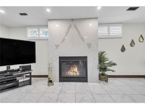 117 Christopher Drive, Hamilton, ON - Indoor Photo Showing Other Room With Fireplace