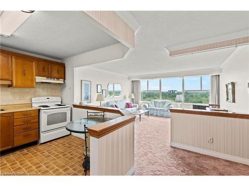 407-7 Gale Crescent, St. Catharines, ON - Indoor Photo Showing Kitchen With Double Sink