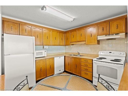 407-7 Gale Crescent, St. Catharines, ON - Indoor Photo Showing Kitchen With Double Sink