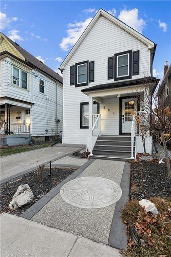 201 Rosslyn Avenue N, Hamilton, ON - Outdoor With Deck Patio Veranda With Facade