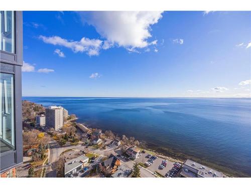 2506-370 Martha Street, Burlington, ON - Outdoor With Body Of Water With View