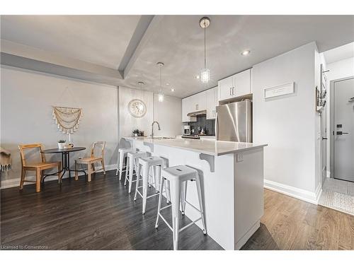 402-181 James Street N, Hamilton, ON - Indoor Photo Showing Kitchen With Upgraded Kitchen