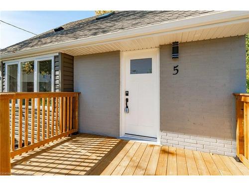 5 Lewis Street, Hamilton, ON - Outdoor With Deck Patio Veranda With Exterior