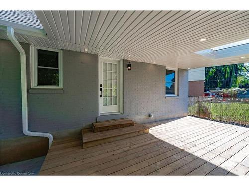 5 Lewis Street, Hamilton, ON - Outdoor With Deck Patio Veranda With Exterior