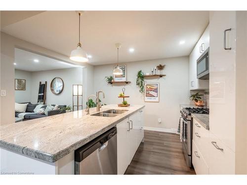 24 Roxborough Avenue, Hamilton, ON - Indoor Photo Showing Kitchen With Double Sink With Upgraded Kitchen