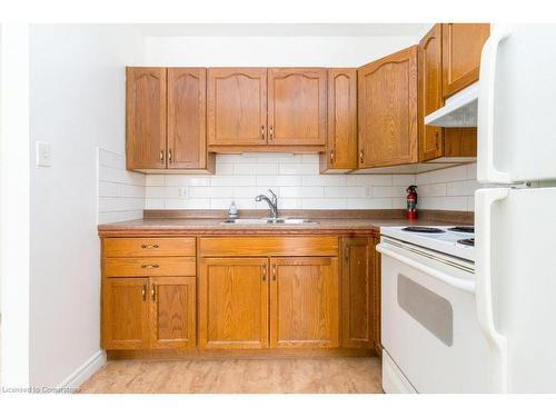 270 King Street W, Hamilton, ON - Indoor Photo Showing Kitchen With Double Sink