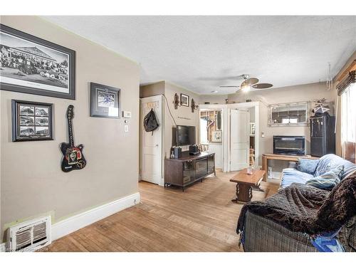 528 Catharine Street N, Hamilton, ON - Indoor Photo Showing Living Room With Fireplace