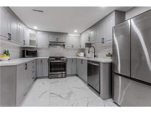 1291 Princeton Crescent, Burlington, ON - Indoor Photo Showing Kitchen With Stainless Steel Kitchen