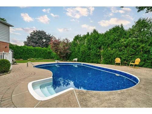 2182 Maplewood Drive, Burlington, ON - Outdoor With In Ground Pool With Backyard