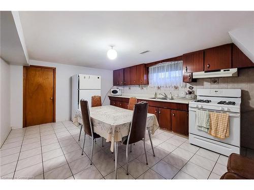 923 Upper Ottawa Street, Hamilton, ON - Indoor Photo Showing Kitchen With Double Sink