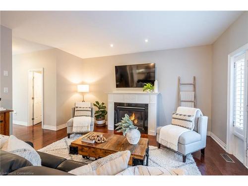 2245 Hampstead Road, Oakville, ON - Indoor Photo Showing Living Room With Fireplace