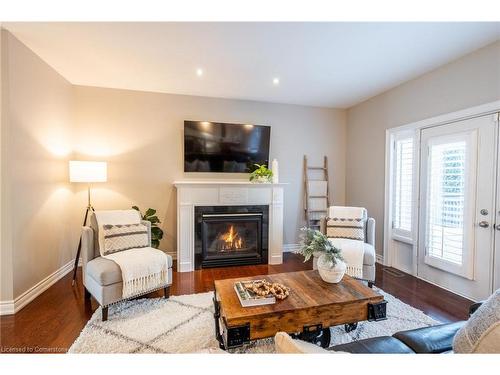 2245 Hampstead Road, Oakville, ON - Indoor Photo Showing Living Room With Fireplace