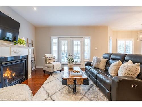 2245 Hampstead Road, Oakville, ON - Indoor Photo Showing Living Room With Fireplace