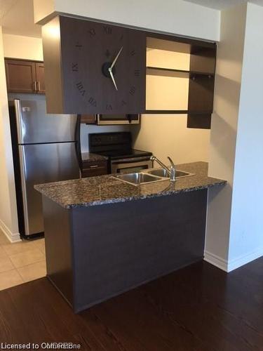 608-2379 Central Park Drive, Oakville, ON - Indoor Photo Showing Kitchen With Double Sink