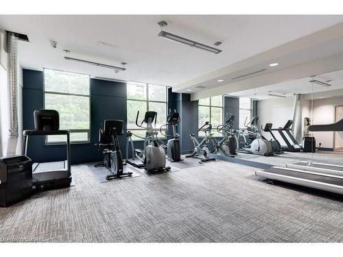 608-2379 Central Park Drive, Oakville, ON - Indoor Photo Showing Gym Room