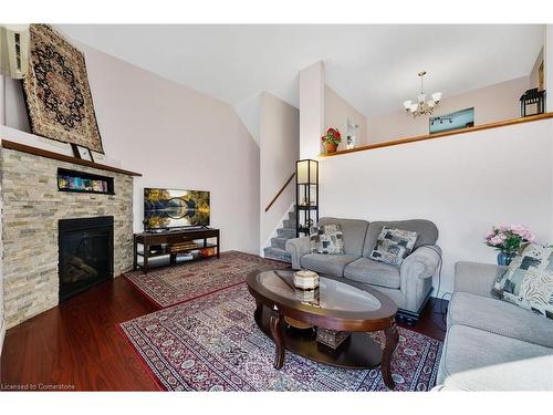 30-80 Old Country Drive, Kitchener, ON - Indoor Photo Showing Living Room With Fireplace