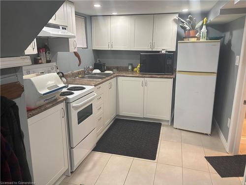 46 Delena Avenue S, Hamilton, ON - Indoor Photo Showing Kitchen With Double Sink