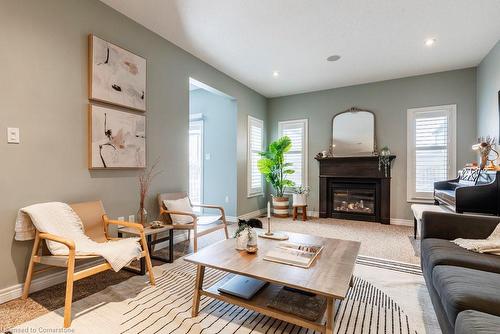 65 Crawford Drive, Hamilton, ON - Indoor Photo Showing Living Room With Fireplace