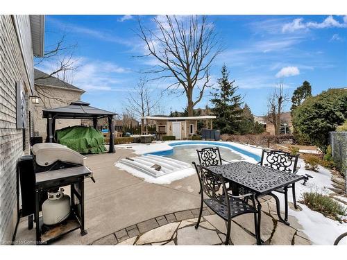 100 Stone Church Road E, Hamilton, ON - Outdoor With In Ground Pool With Deck Patio Veranda