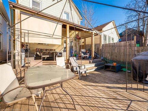 58 Britannia Avenue, Hamilton, ON - Outdoor With Deck Patio Veranda With Exterior