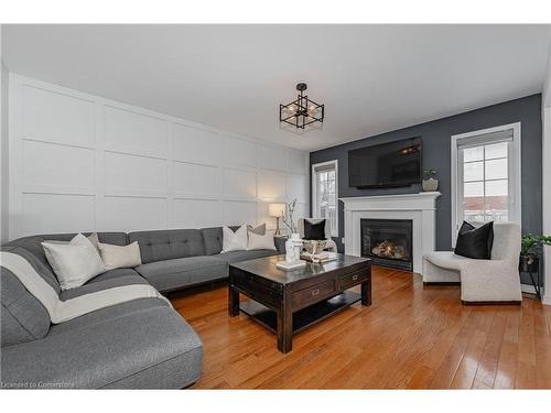 3247 Steeplechase Drive, Burlington, ON - Indoor Photo Showing Living Room With Fireplace