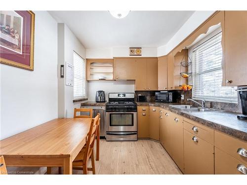 54 Sherwood Rise, Hamilton, ON - Indoor Photo Showing Kitchen With Double Sink