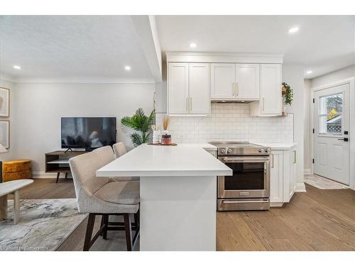 4 Fernwood Crescent, Hamilton, ON - Indoor Photo Showing Kitchen With Upgraded Kitchen