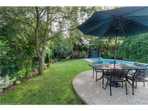 1142 Stanley Drive, Burlington, ON - Outdoor With In Ground Pool