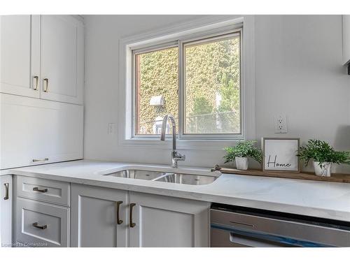 42 Dundurn Street N, Hamilton, ON - Indoor Photo Showing Kitchen With Double Sink