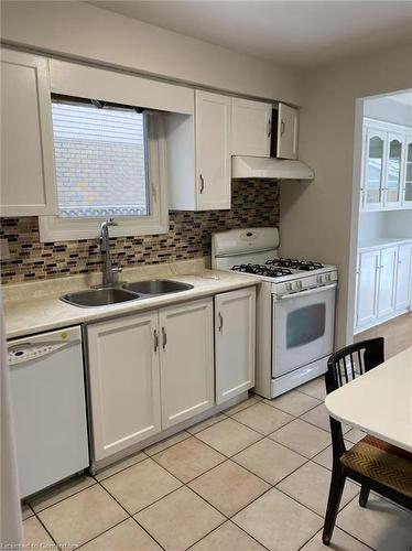 79 Broughton Avenue, Hamilton, ON - Indoor Photo Showing Kitchen With Double Sink