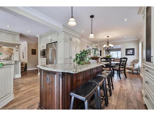 2215 Vista Drive, Burlington, ON - Indoor Photo Showing Kitchen With Stainless Steel Kitchen With Upgraded Kitchen